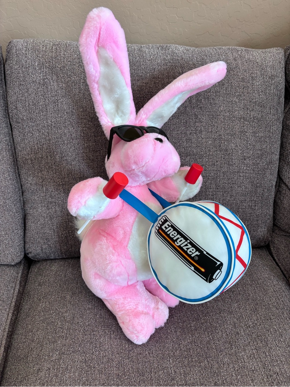 Vintage 1995 Energizer Bunny plush